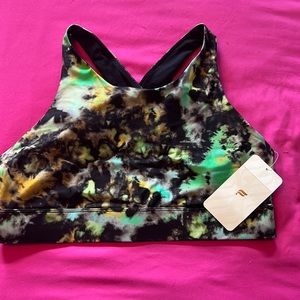 NWT Fabletics No Bounce Sports Bra XL tie dye
